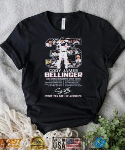 Cody James Bellinger Los Angeles Dodgers 2017 – 2022 Thank You For The Memories T Shirt