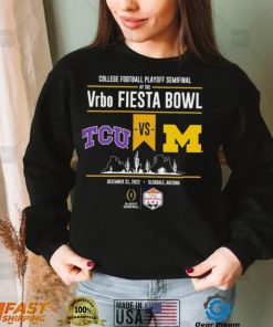 College Football Playoff Fiesta Bowl Head to Head 2022 TCU vs Michigan shirt