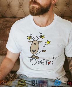 Comet Reindeer Christmas Holiday Shirt