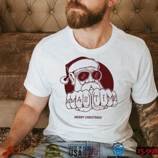 Cool Santa Design Merry Christmas Shirt