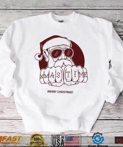 Cool Santa Design Merry Christmas Shirt