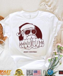 Cool Santa Design Merry Christmas Shirt