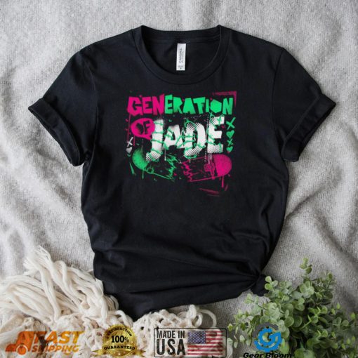 Cora Jade Broken Skateboard Generation of Jade shirt