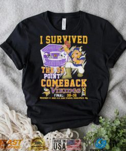 I Survived The 33 Point Comeback Skol Vikings Shirt