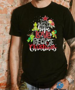 Cute Turtles joy hope love peace christmas 2022 shirt