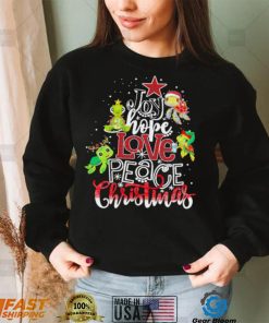 Cute Turtles joy hope love peace christmas 2022 shirt