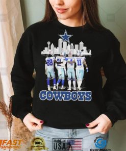 Dallas Cowboys Skyline Team Players Signatures Shirt