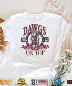 Dawgs On Top Georgia Bulldogs 2022 SEC Champions Shirt