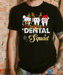 Dentist Hygienist Christmas Dental Squad Shirt