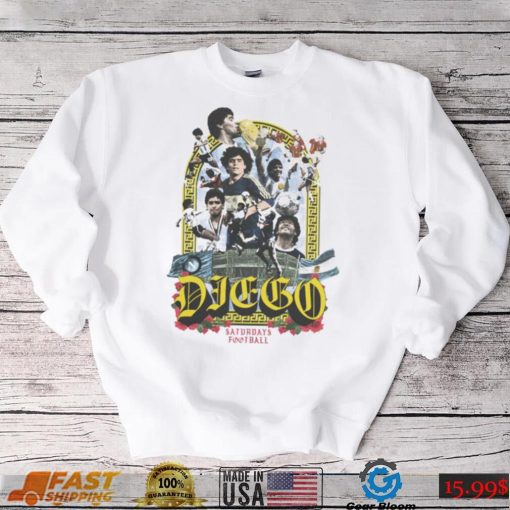 Diego Maradona Tribute Argentina Gift for Football Lovers T Shirt