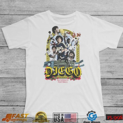 Diego Maradona Tribute Argentina Gift for Football Lovers T Shirt