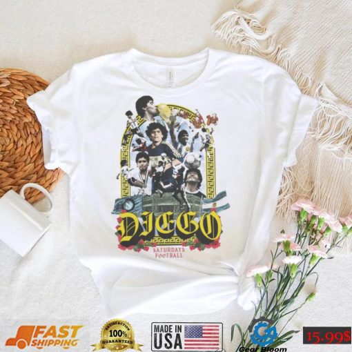 Diego Maradona Tribute Argentina Gift for Football Lovers T Shirt