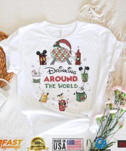 Disney Drinking Around The World Merry Christmas shirt