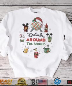 Disney Drinking Around The World Merry Christmas shirt