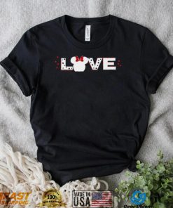 Disney Minnie Mouse Love Shirt, Cute Gift For Her, Funny Valentines Day Gift