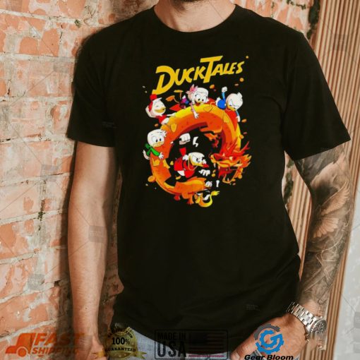 Dragon Fire Hurican Sima Well Disney Donald Ducktales Shirt