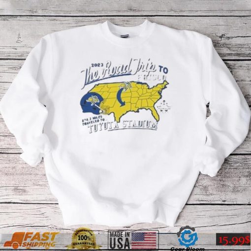 Dsu jackrabbits 2023 the road trip to frisco shirt