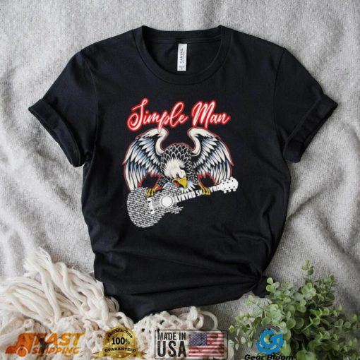 Eagle Simple Man Lynyrd Skynyrd Guitar T shirt