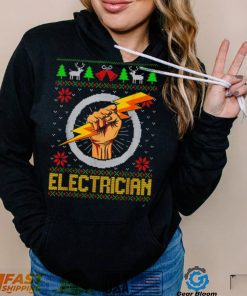 Electrician Christmas ugly shirt