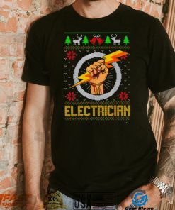 Electrician Christmas ugly shirt