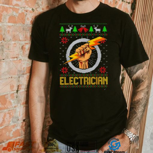 Electrician Christmas ugly shirt