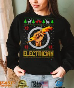 Electrician Christmas ugly shirt