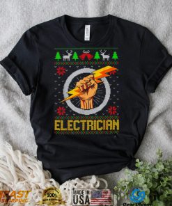 Electrician Christmas ugly shirt