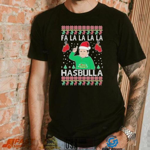 Fa la la Hasbulla ugly christmas 2022 shirt