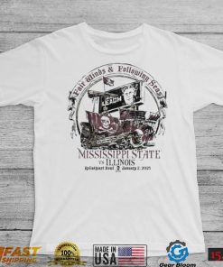 Fair Winds and Following Seas Mike Leach Mississippi State vs Illinois Reliaquest Bowl Game 2023 shirt