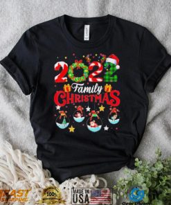 Family Christmas 2022 Merry Xmas Ball Light Garden Reindeer Shirt