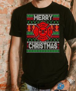 Fire Department Rescue Team Firefighter Christmas Shirt