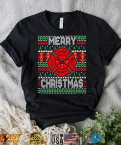 Fire Department Rescue Team Firefighter Christmas Shirt