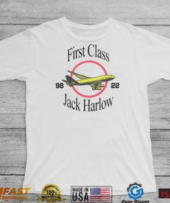 First class 98 22 Jack Harlow plane t shirt