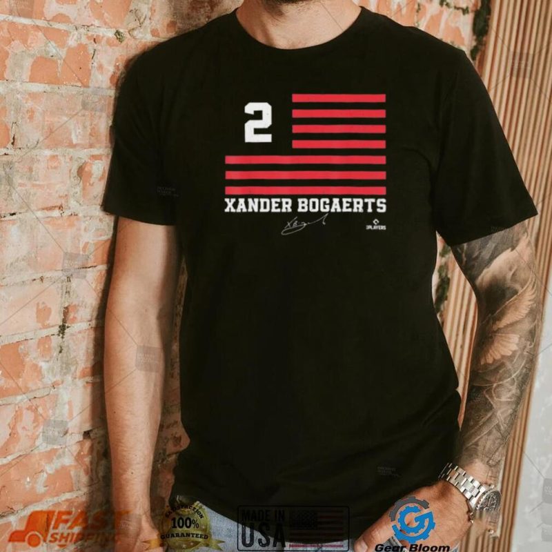 Flag Stripes Xan Diego – Xander Bogaerts Boston shirt