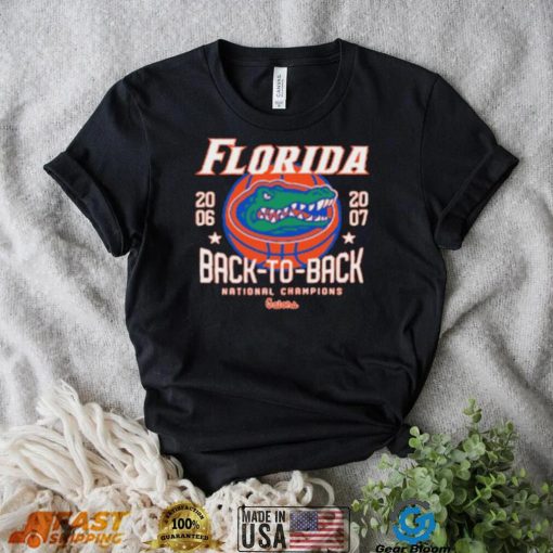 Florida Gators Back To Back Basketball Champs Shirt