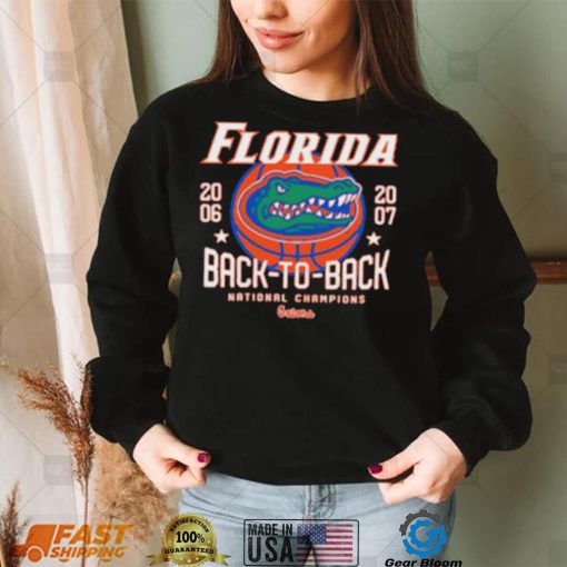 Florida Gators Back To Back Basketball Champs Shirt