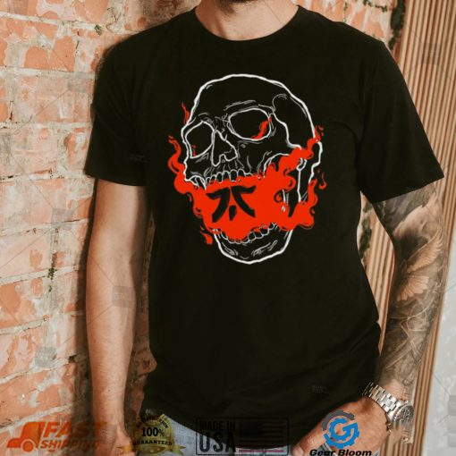 Fnatic X Luciaelvereth skull logo shirt