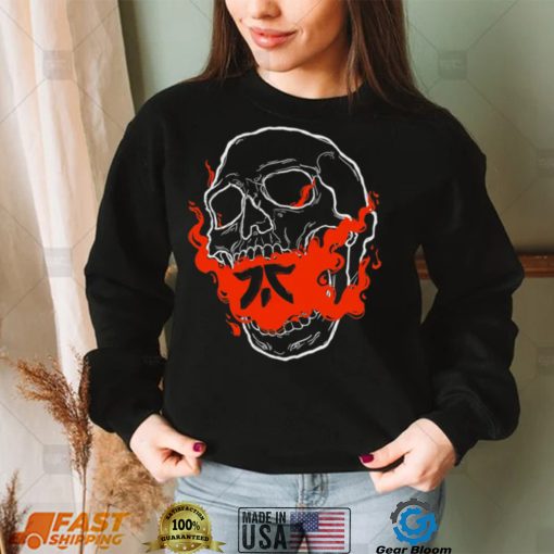 Fnatic X Luciaelvereth skull logo shirt