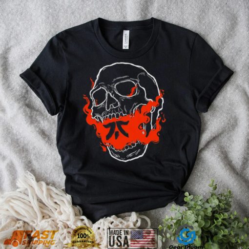 Fnatic X Luciaelvereth skull logo shirt