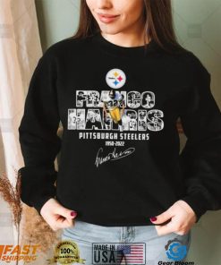 Franco Harris Pittsburgh Steelers 1950 2022 Signatures Shirt