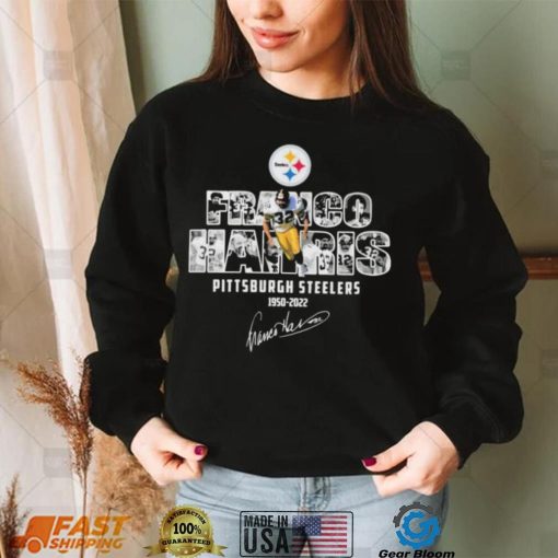 Franco Harris Pittsburgh Steelers 1950 2022 Signatures Shirt