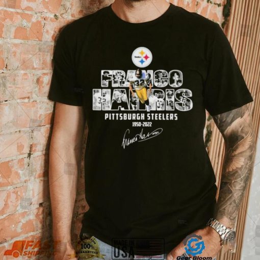 Franco Harris Pittsburgh Steelers 1950 2022 Signatures Shirt