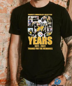 Franco’s Immaculate Reception 50 Years Of 1972 – 2022 Thanks For The Memories T Shirt