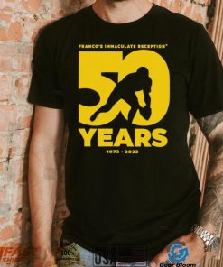 Franco’s Immaculate Reception – 50 Years 1972 2022 Signature shirt