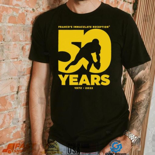 Franco’s Immaculate Reception – 50 Years 1972 2022 Signature shirt