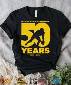 Franco’s Immaculate Reception – 50 Years 1972 2022 Signature shirt