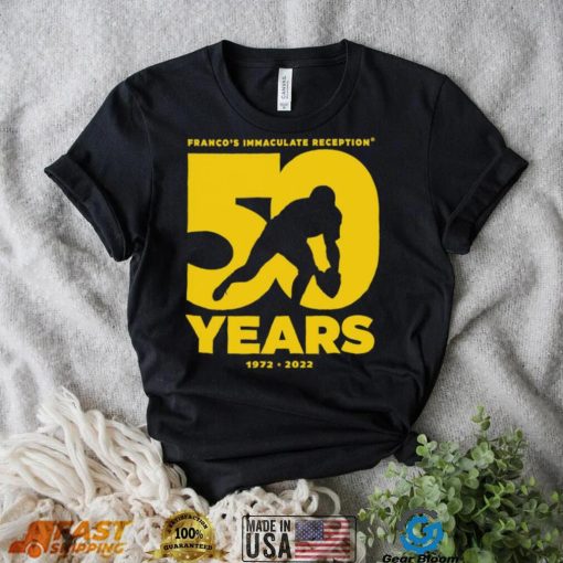 Franco’s Immaculate Reception – 50 Years 1972 2022 Signature shirt