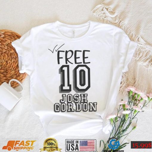Free 10 Josh Gordon Design Shirt