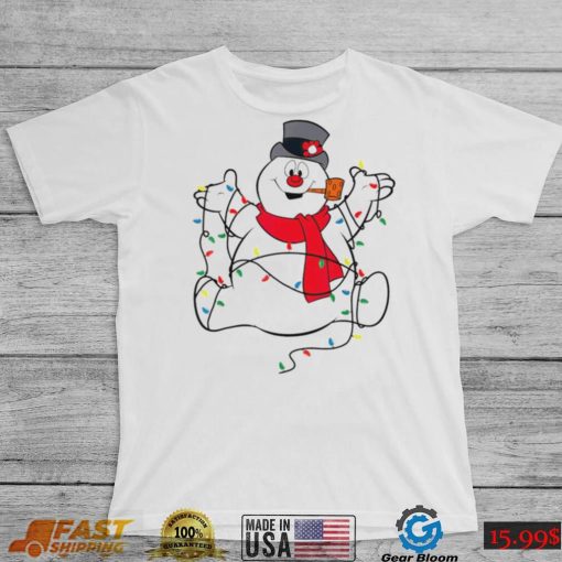 Frosty The Snowman Chirstmas Lights shirt