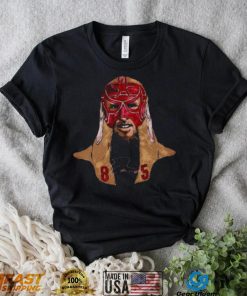 George Kittle San Francisco Luchador Mask Portrait Signature Shirt